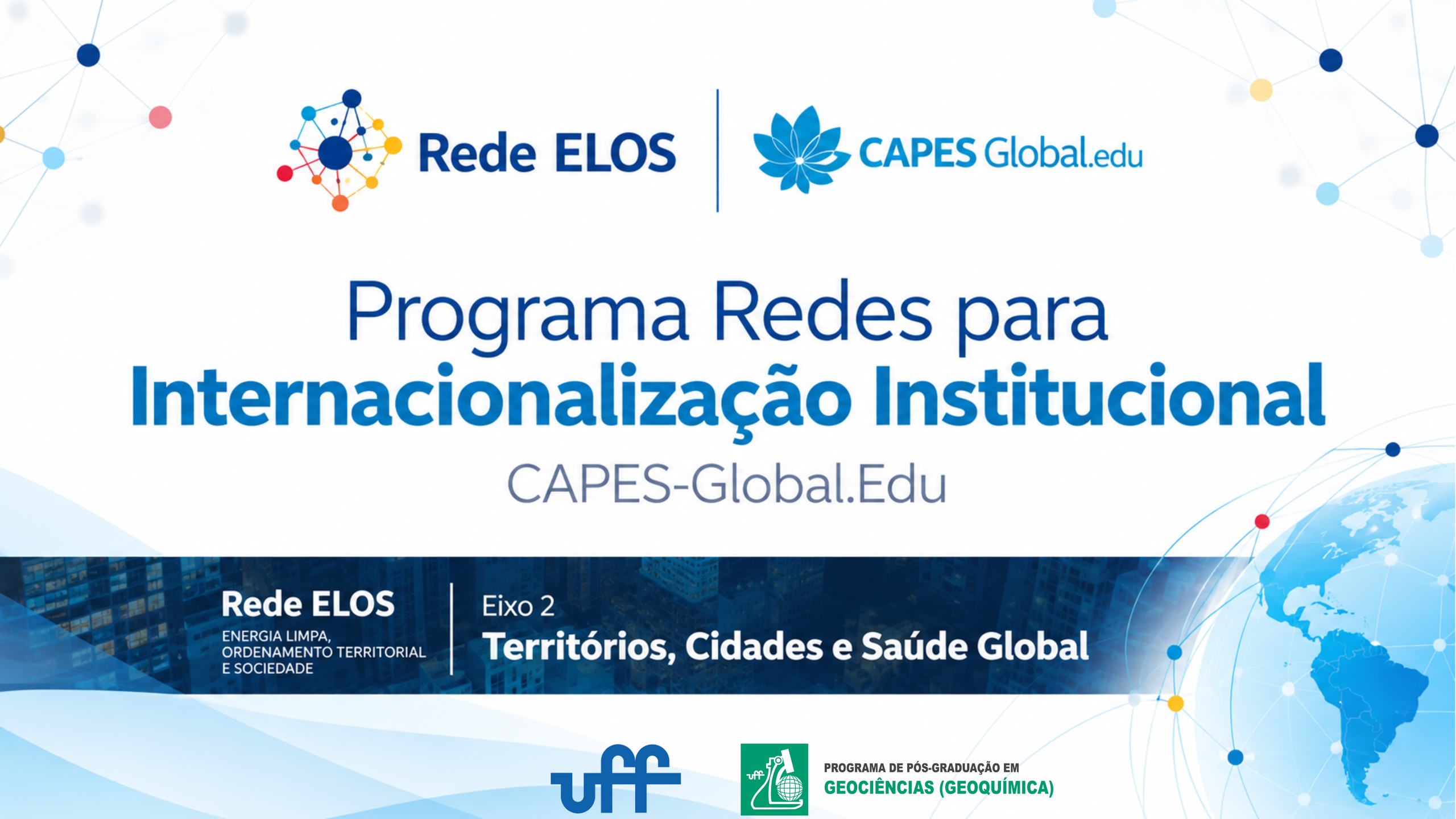 PPG Geoquímica tem quatro propostas aprovadas no Programa CAPES-Global – Rede ELOS